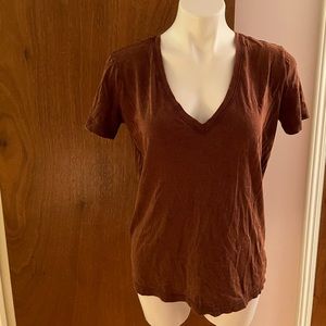 ZARA Women’s V-Neck T-Shirt (Never Worn and w/ tags)